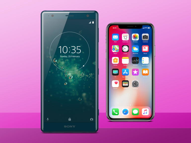 Sony Xperia XZ2 vs Apple iPhone X: which is the best all-screen phone?