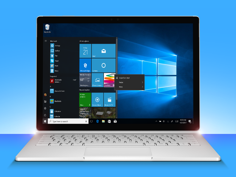 2) CUSTOMISE THE START MENU