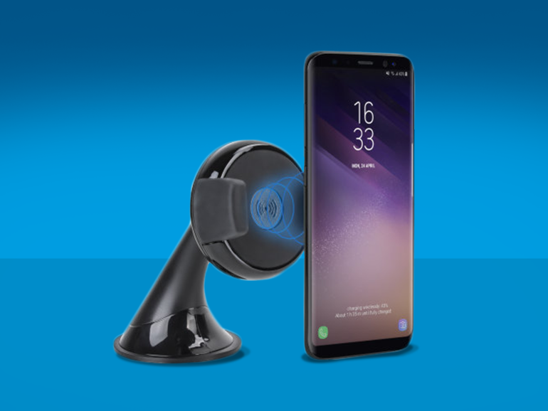 UNIVERSAL QI WIRELESS CHARGING WINDSCREEN/DASH CAR HOLDER (£13)