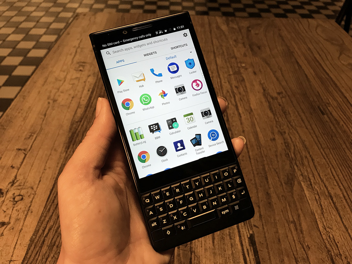 Hands-on with the BlackBerry Key2: software