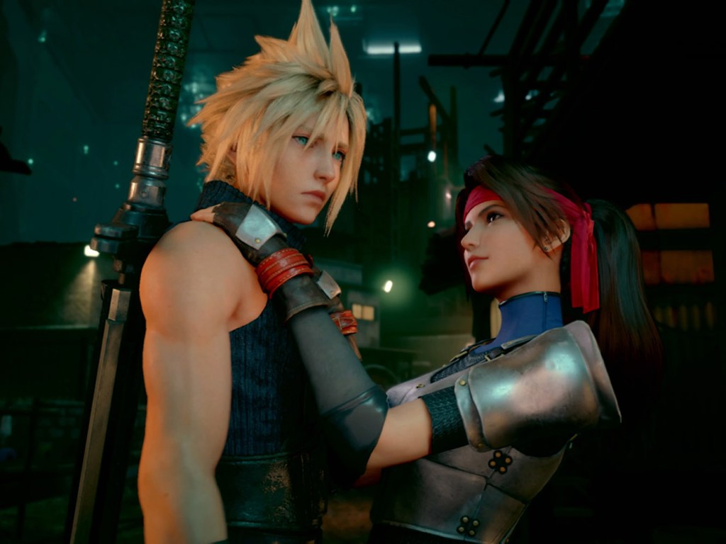 Final Fantasy VII remake Cloud and Jessie