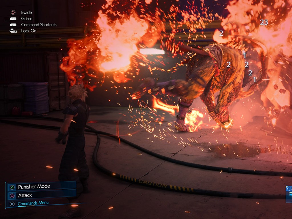 Final Fantasy VII remake combat