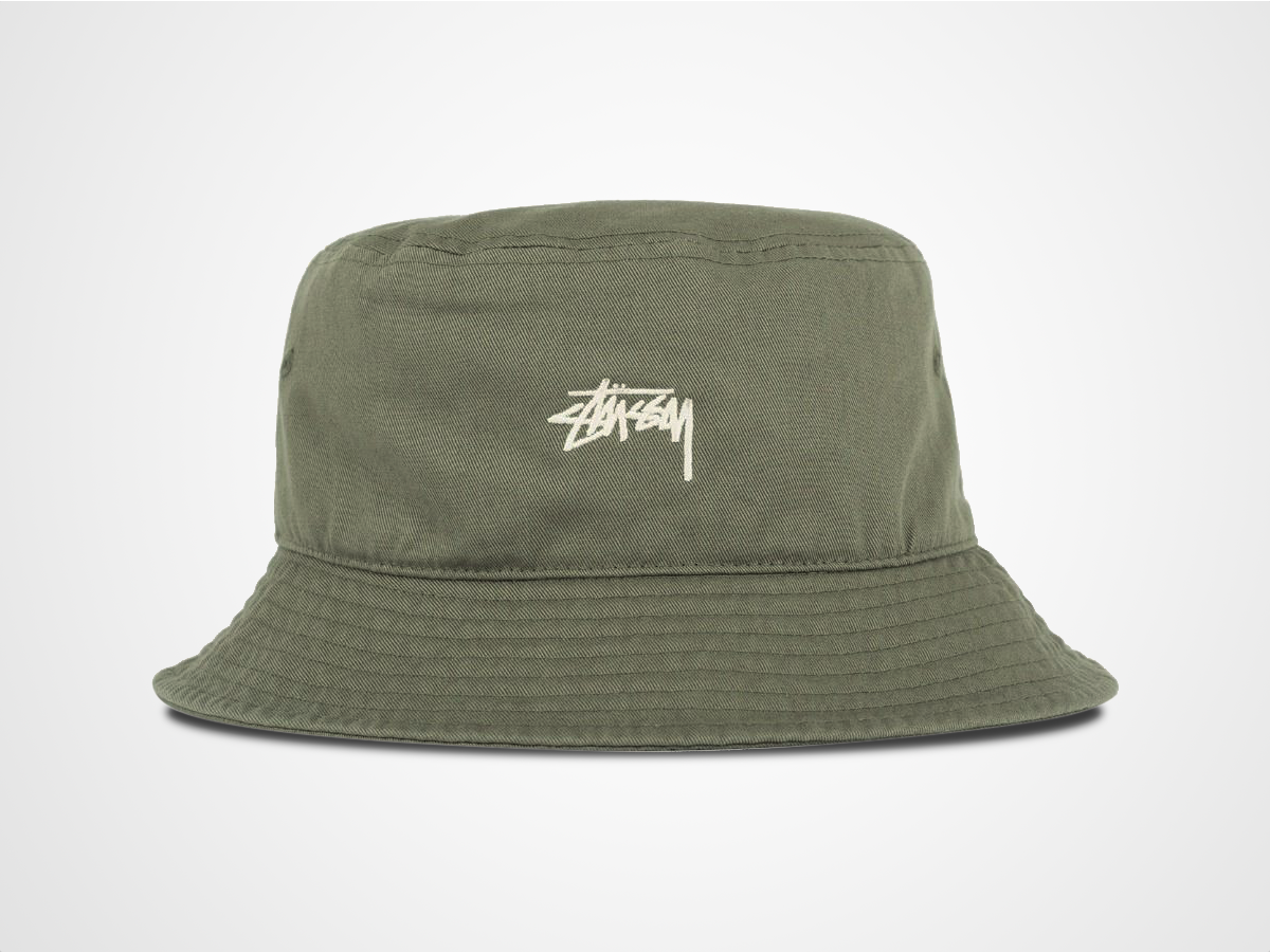 The surfy statement: Stussy Stock Bucket Hat (£50)