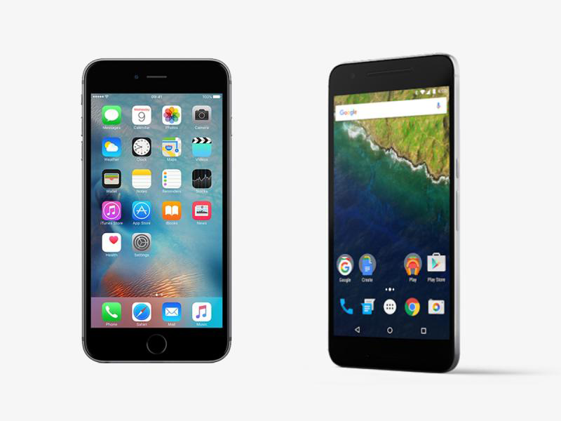 Google Nexus 6P vs iPhone 6s Plus