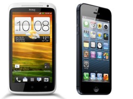 Apple iPhone 5 vs HTC One X