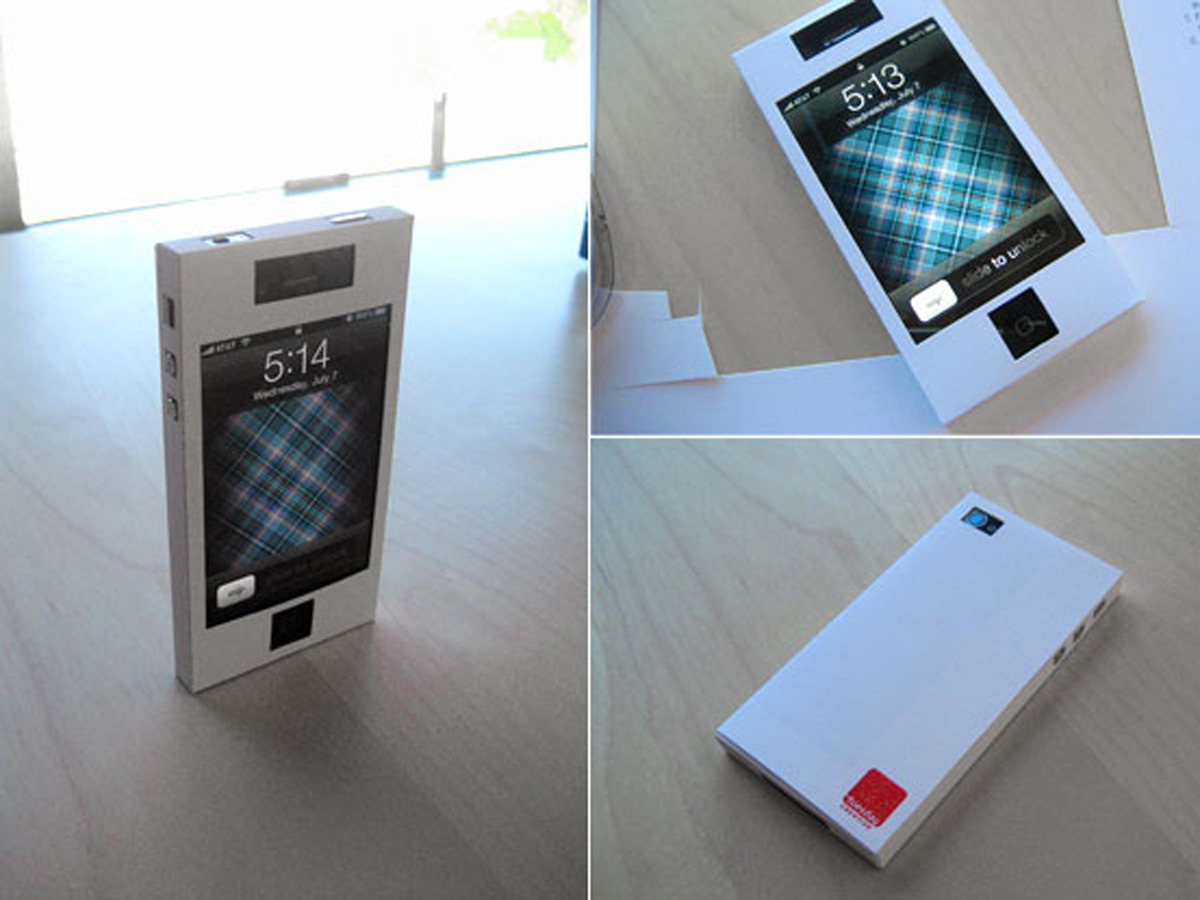 iPhone paper speaker