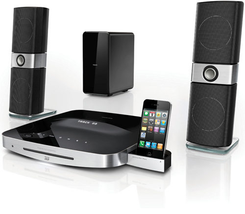 Philips SoundHub 9000 Blu-ray system tweets with titanium