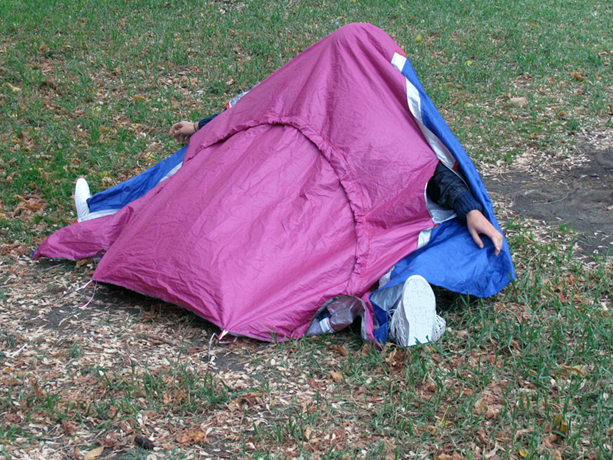 Show Walking Shelter Deployed