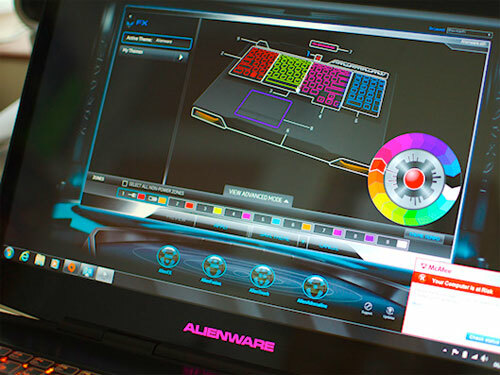 Alienware M17x – screen