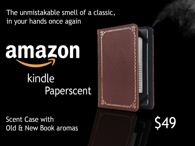 Noses at the ready: Amazon Kindle Paperscent brings the smell of real books to your Kindle