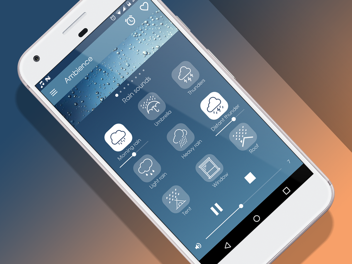 Ambience - Nature sounds: best Android wellbeing app