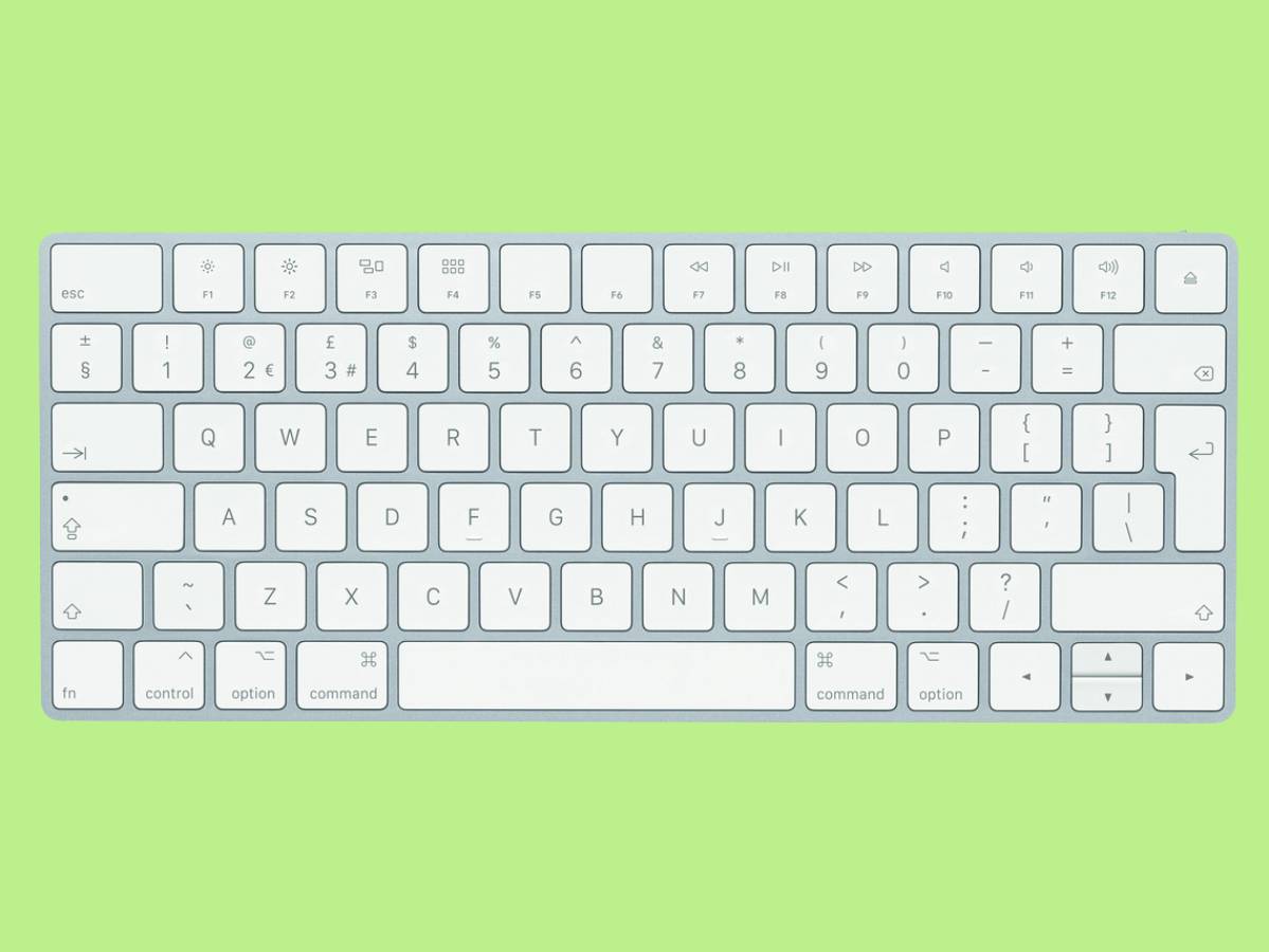 The fashionable fingerer: Apple Magic Keyboard (£99)