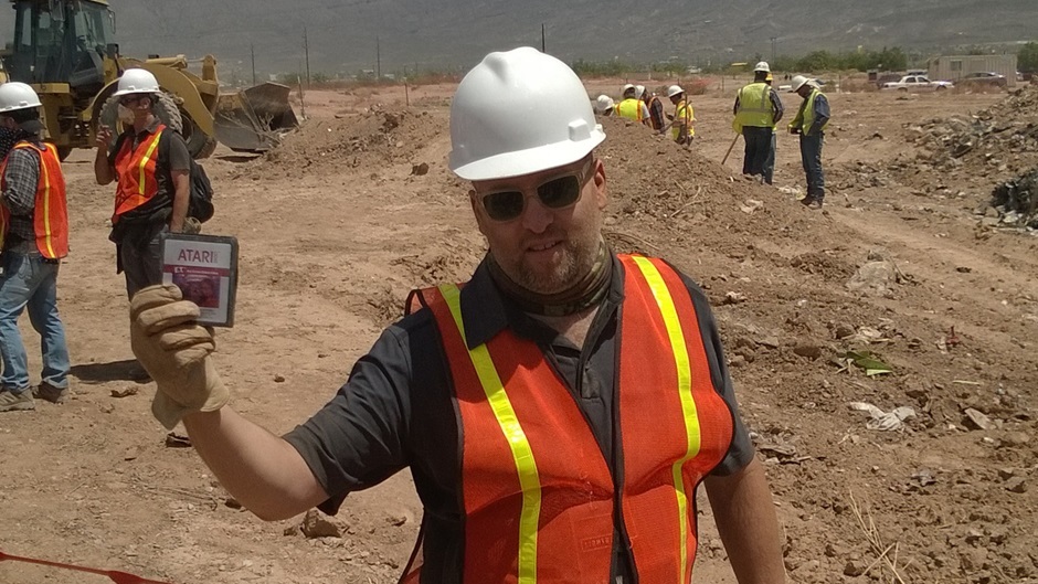 Buried Atari cartridges unearthed