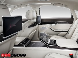 Audi’s A8L puts business class in the back