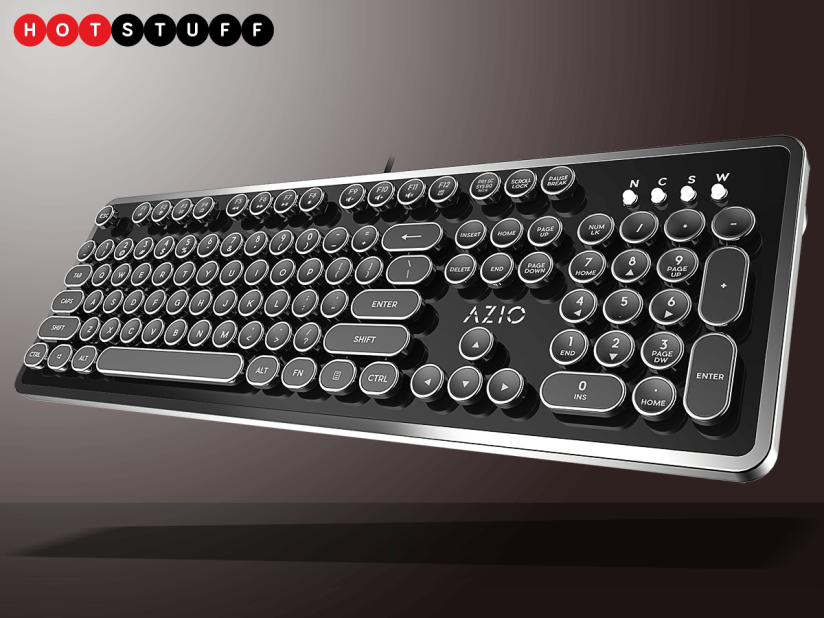 Azio keyboard makes the mundane memorable