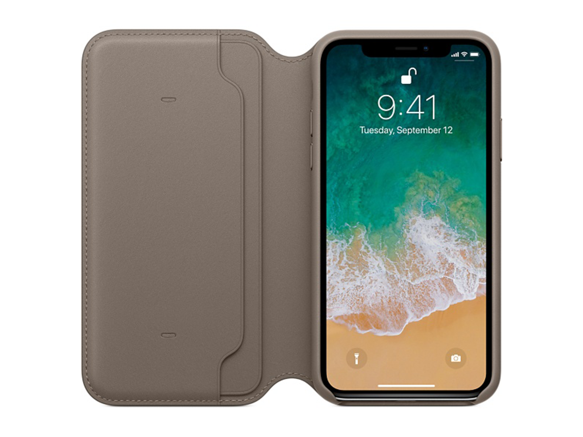 APPLE LEATHER FOLIO (£99)