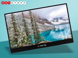 The C-FORCE CF015C is a super-thin 4K display to use with your PC, iPad, smartphone or Switch