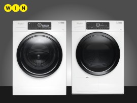 WIN a Whirlpool Intelligent washer & dryer worth £1798