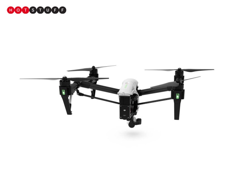 The transforming DJI Inspire 1 quadcopter drone shoots 4K video as it soars above