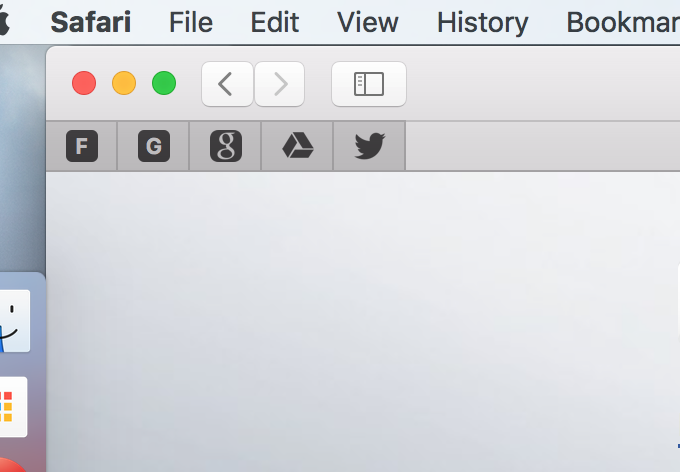 Safari gets pinned tabs