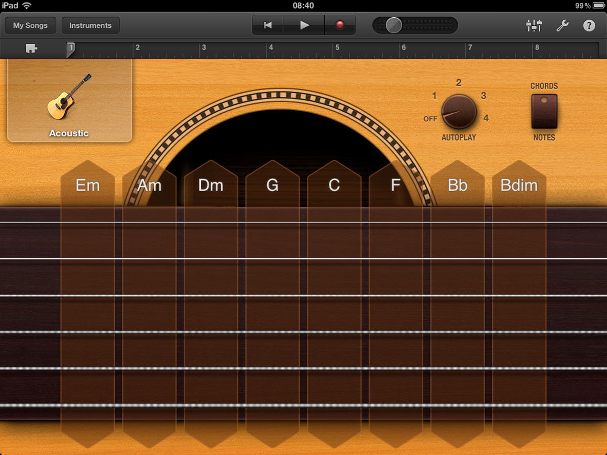 GarageBand for iPad