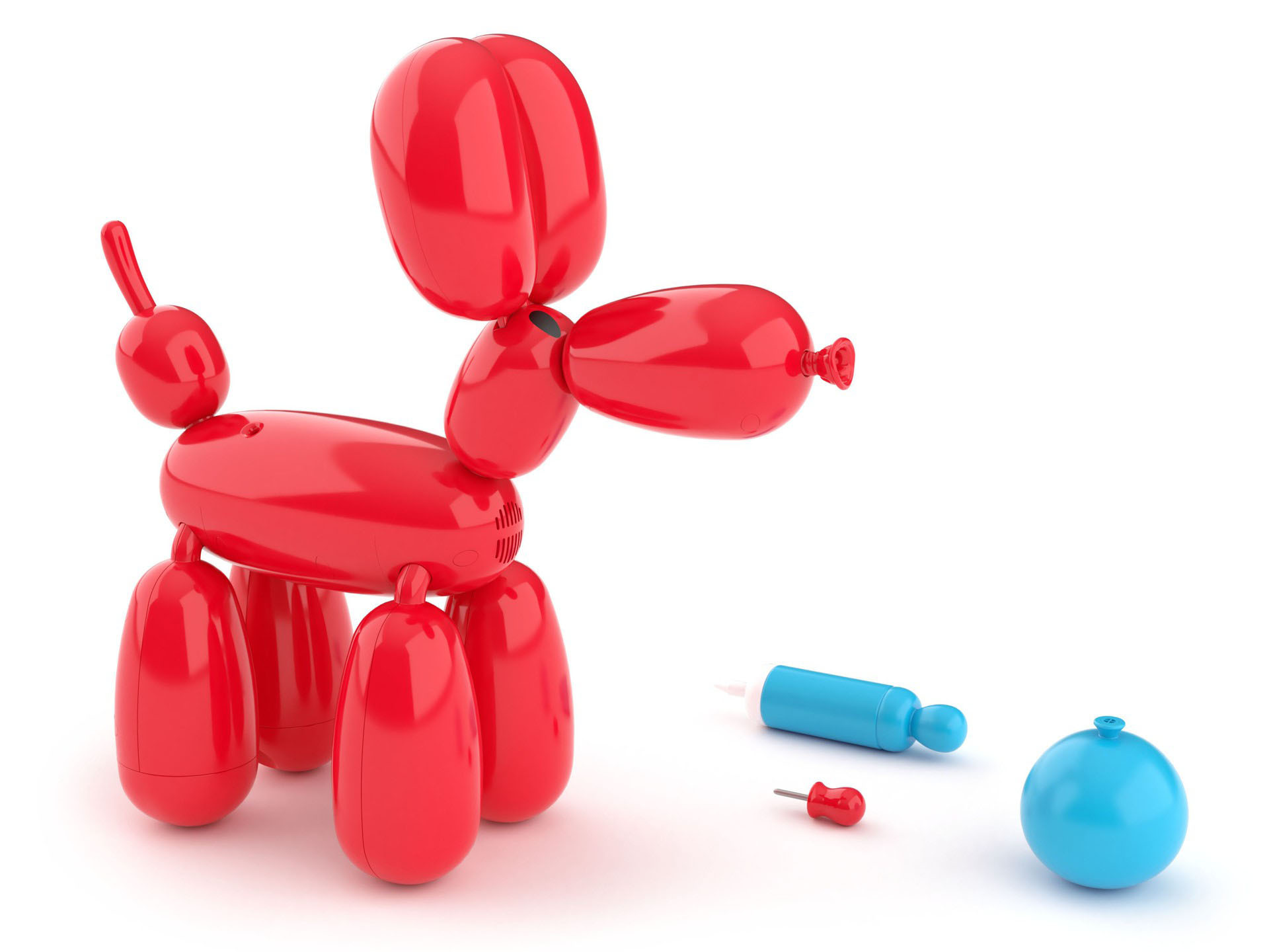 SQUEAKEE INTERACTIVE BALLOON DOG (£48)