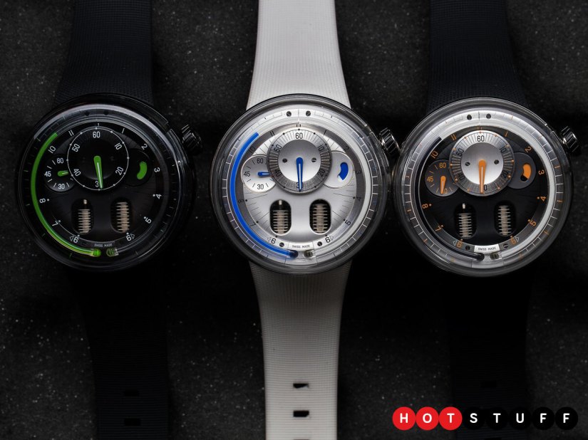 HYT’s latest watch is smooth on the outside, wet on the inside