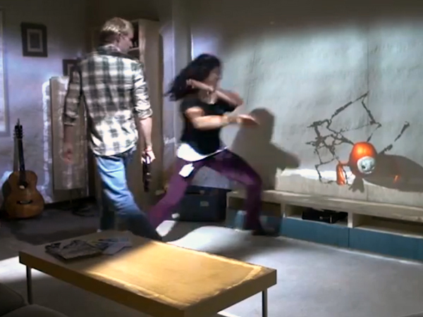 Microsoft’s RoomAlive project turns your entire living room into a video game