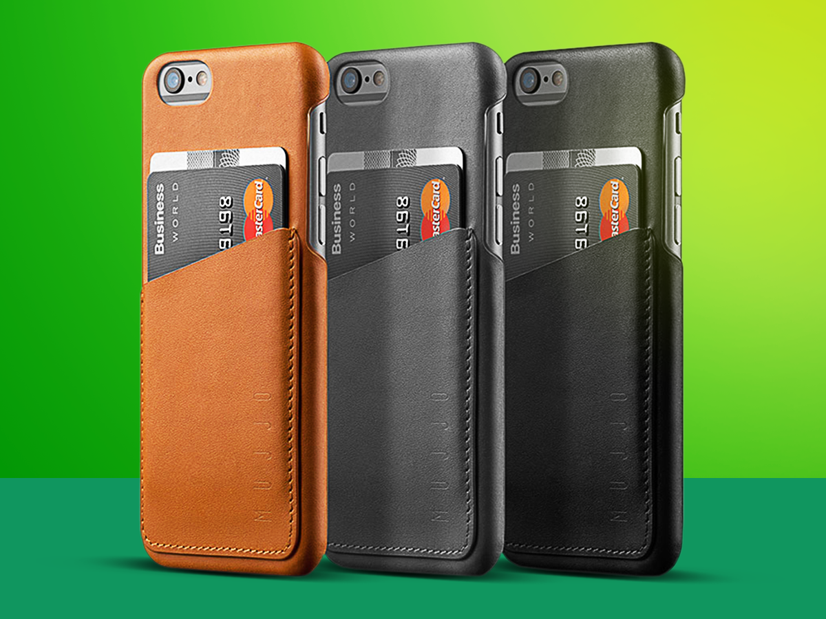 Mujjo Leather Wallet Case (£35)