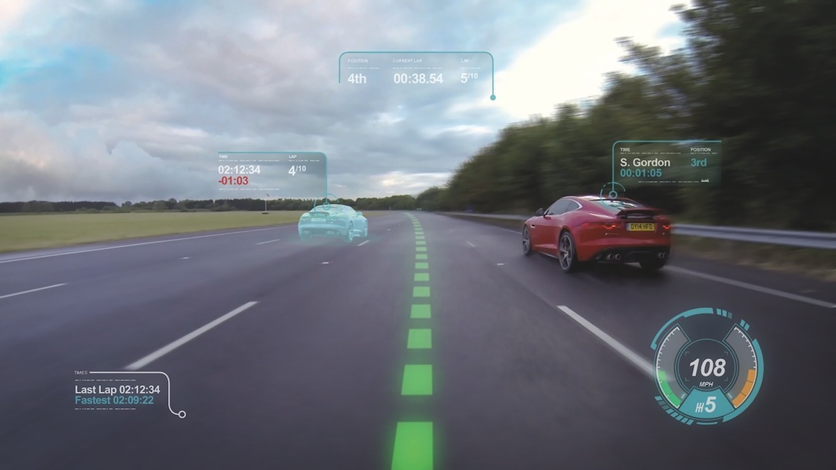 Jaguar Virtual Windscreen