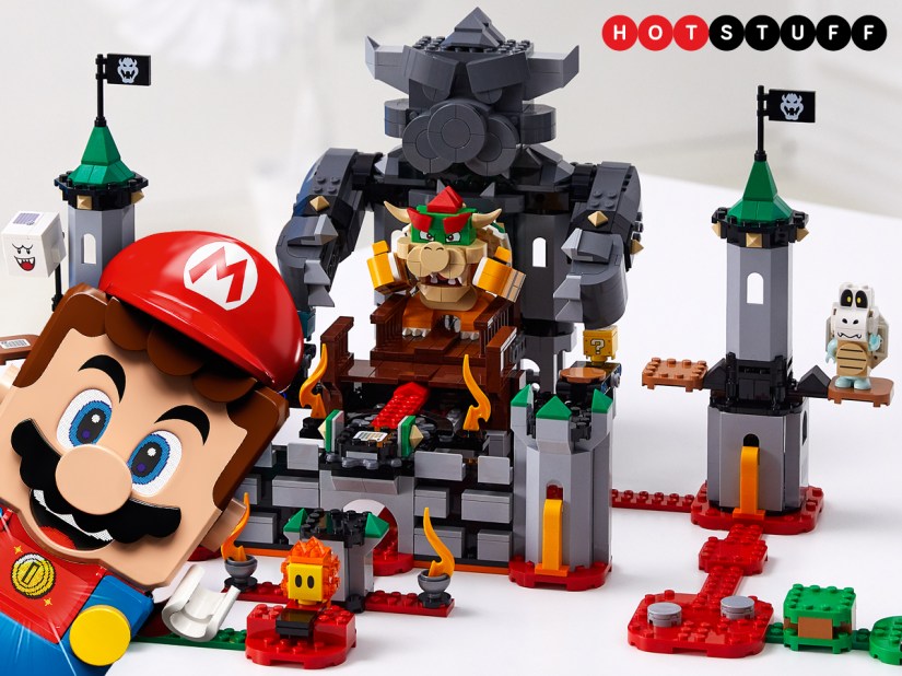 Lego Super Mario is a bizarre mix of custom-designed plastic levels and a huge Mario Lego figure with game-changing outfits