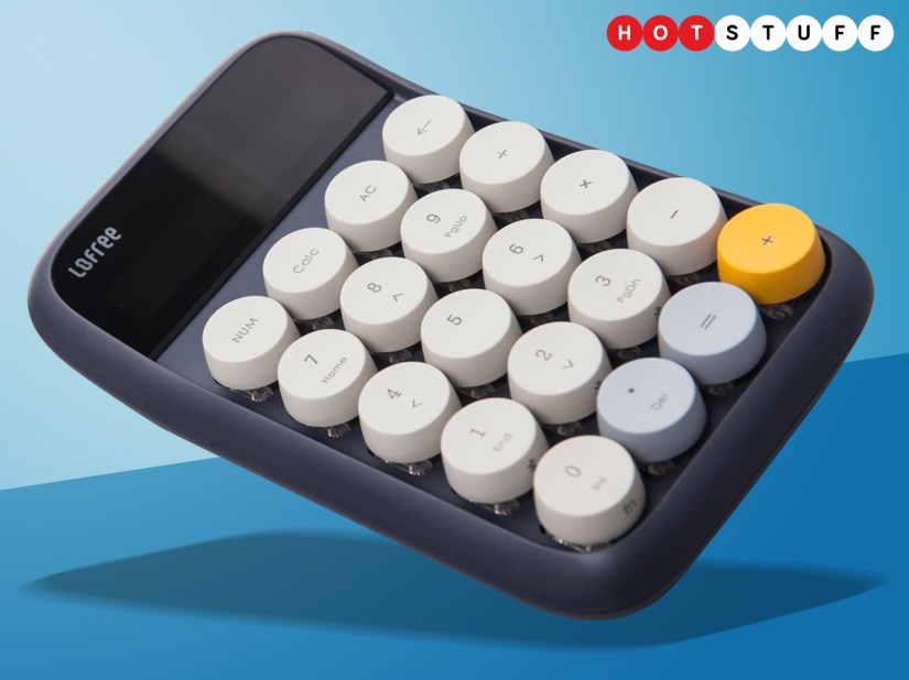 Digit Number Pad is a wireless number pad masquerading as a chunky retro calculator