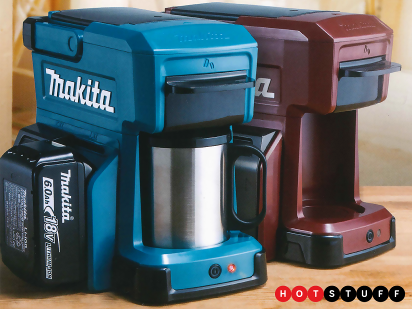 Makita’s coffee maker lets you get a caffeine fix between DIY jobs