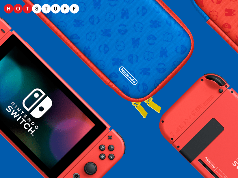 Nintendo Switch – Mario Red & Blue Edition mimics its most famous mascot