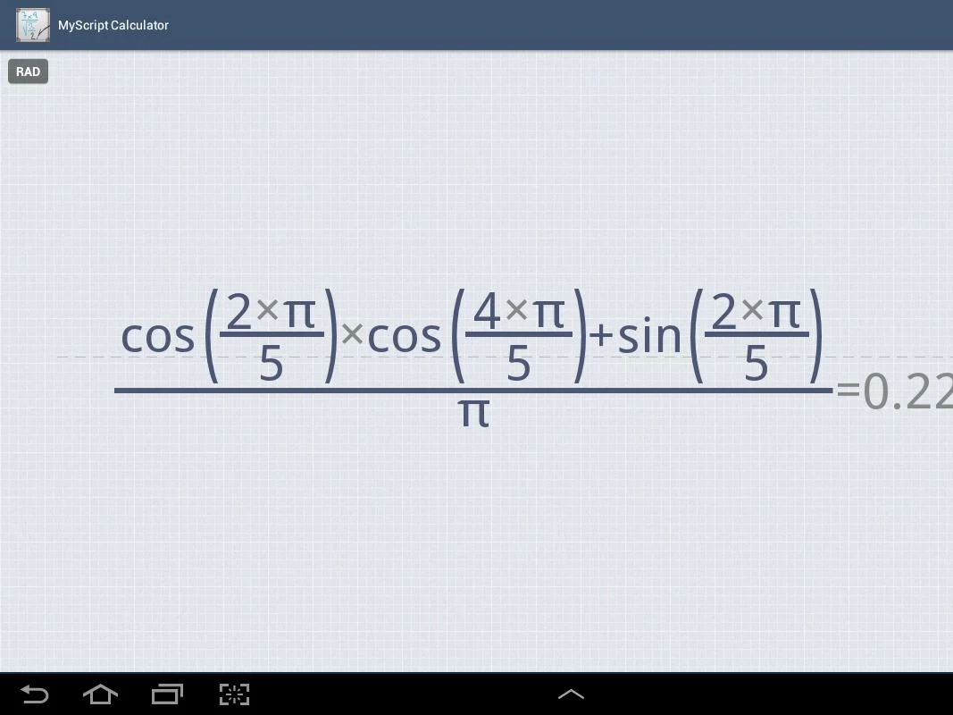 MyScript Calculator