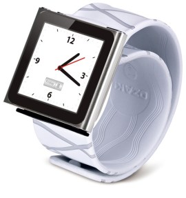 Ozaki iCoat slap-on watch straps for iPod Nano