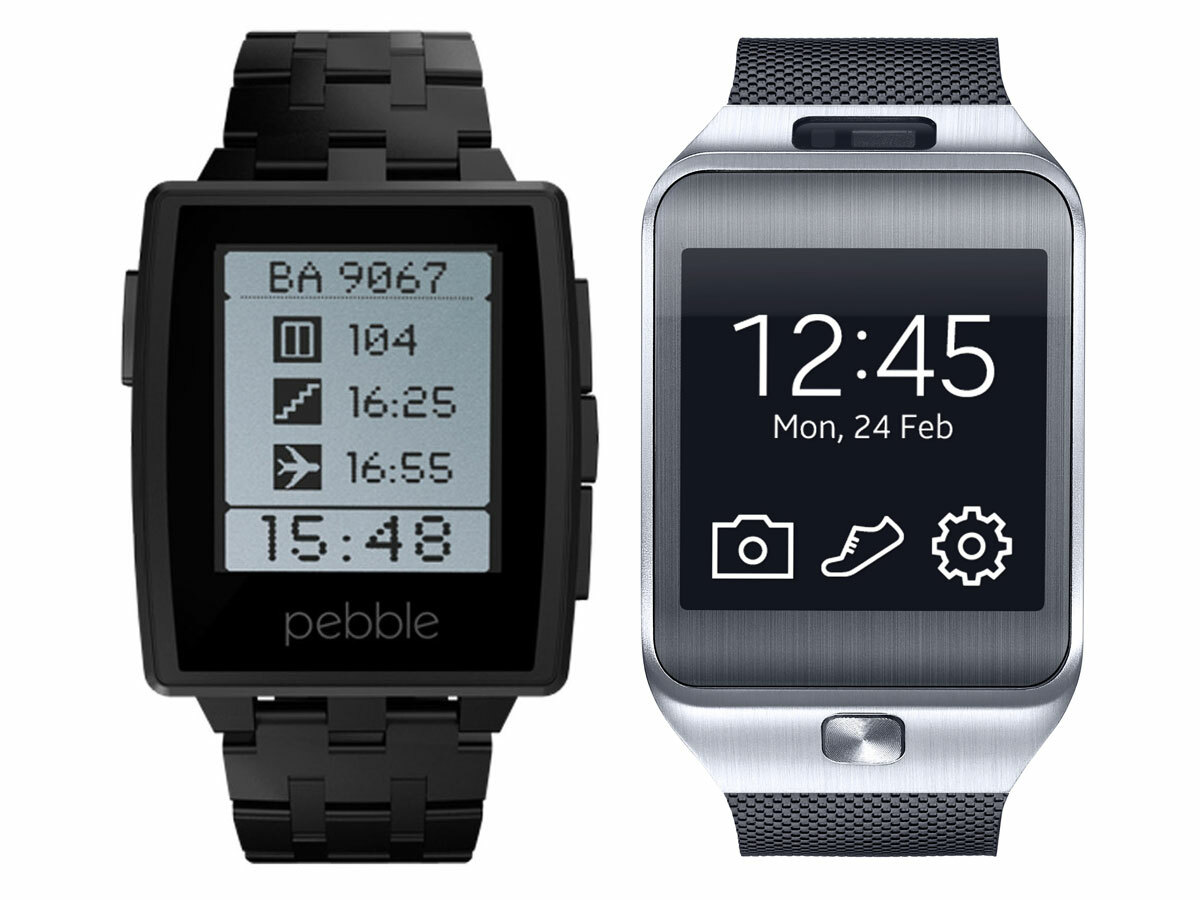 Which smartphone? Pebble Steel vs Gear 2