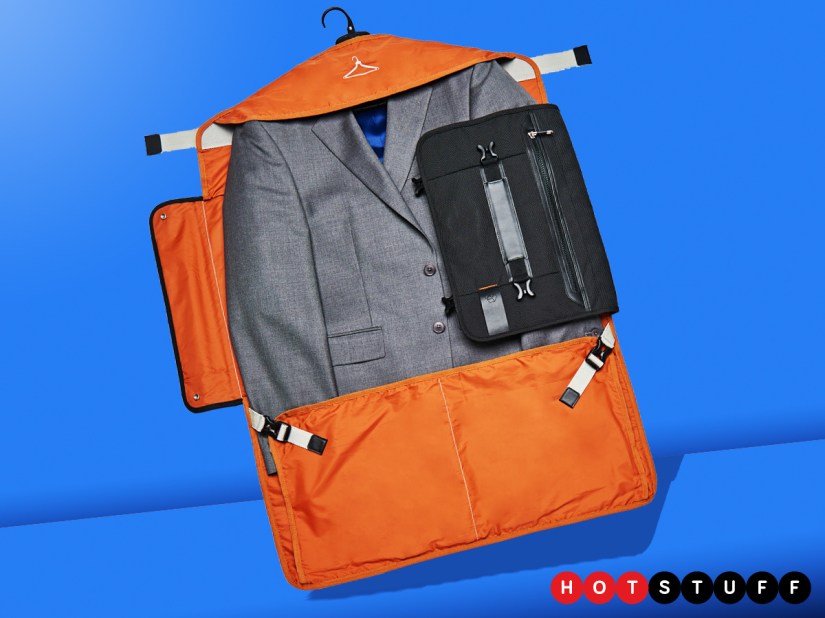 Pliqo folds your suits up smaller than a newspaper