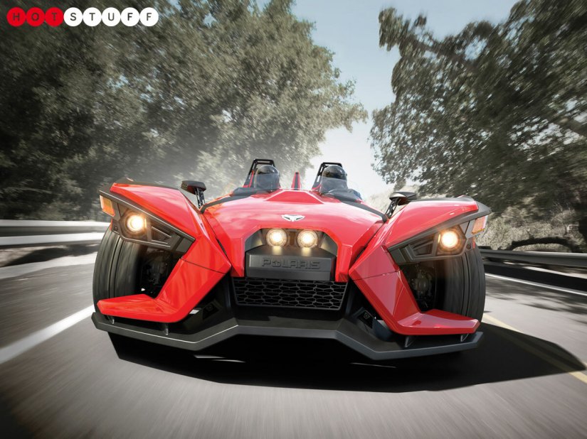 Polaris Slingshot is a crazed two-seater demon of a motorcycle