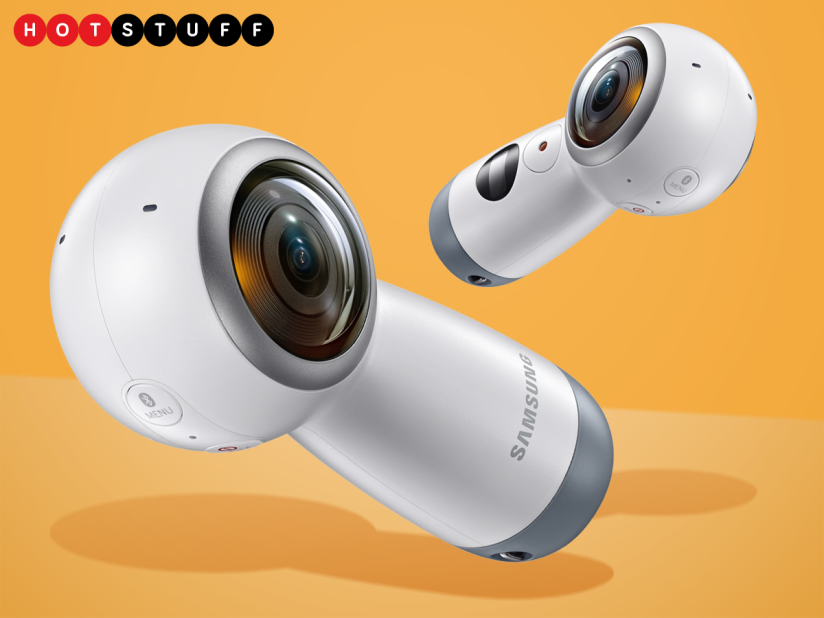 Samsung’s new Gear 360 camera ditches the titchy tripod for a more hand-friendly… handle