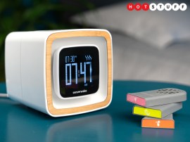 Sensorwake Trio is an alarm clock that wakes you with light, sound and smells