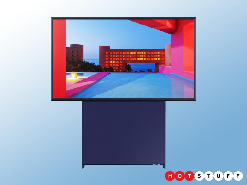 The Samsung Sero is a rotating TV built for smartphone junkies