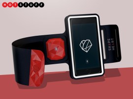 Shapeheart keeps your smartphone handy while you get sweaty