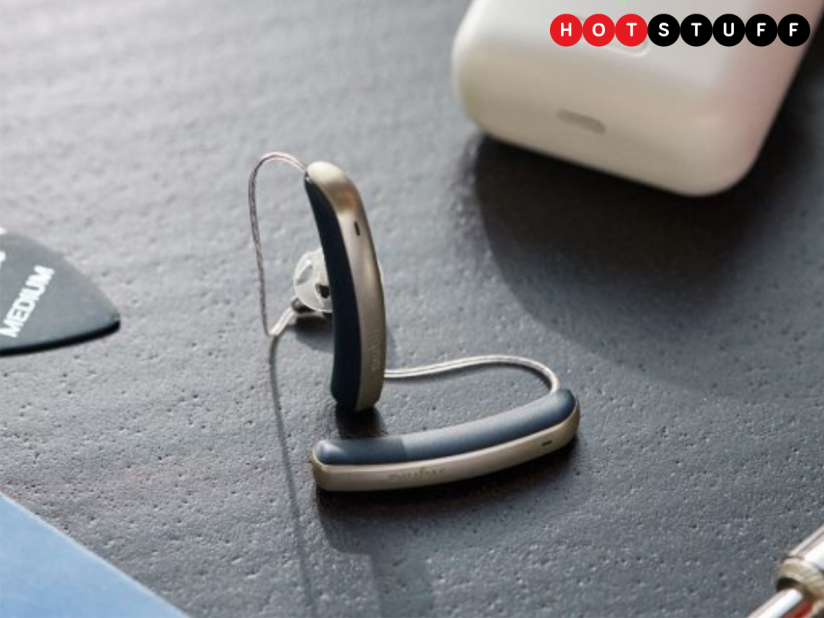 The Styletto Connect is an ultra-slim hearing aid with a penchant for portability