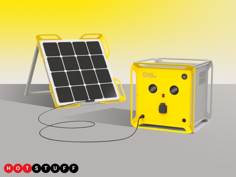 SolCube powers your campsite with the sun