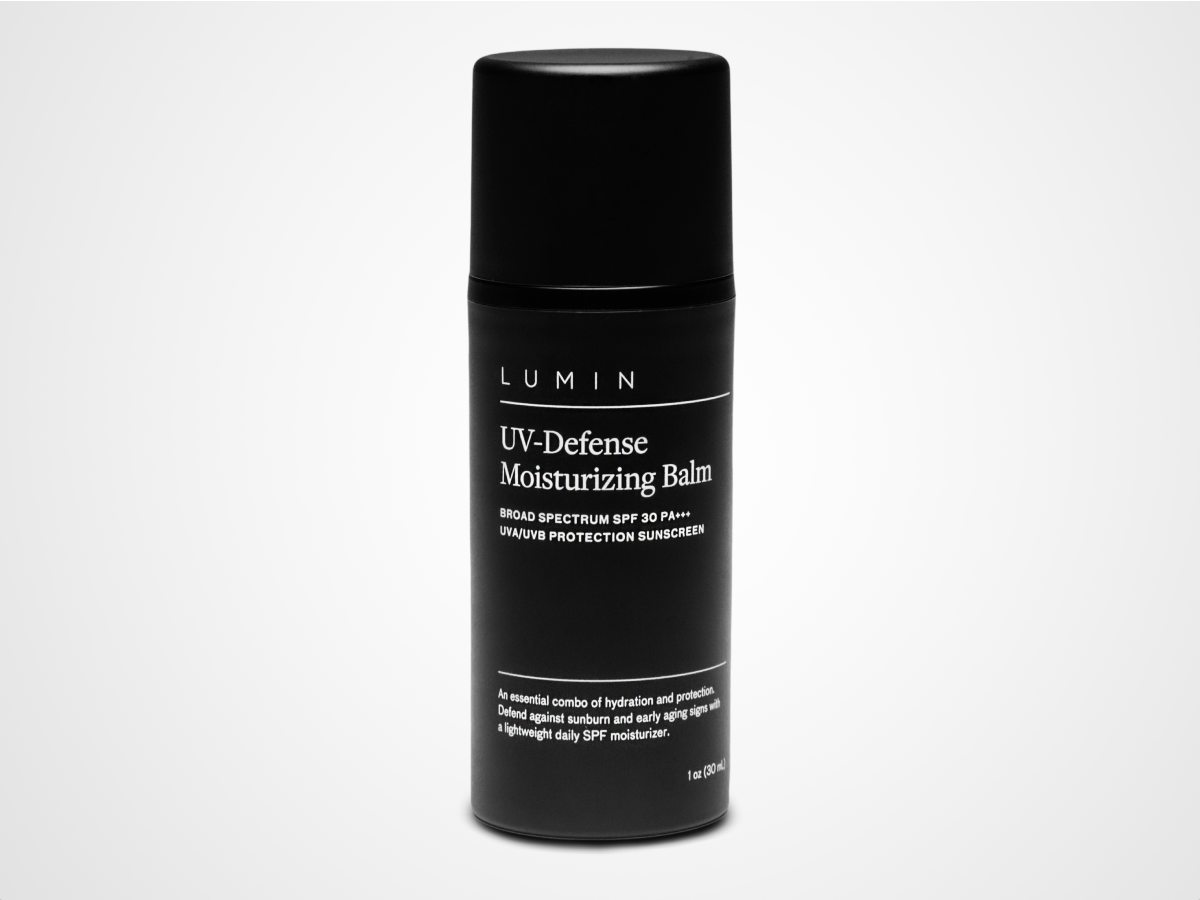 The papaya protector: LUMIN UV Defense Moisturizing Balm (£23)