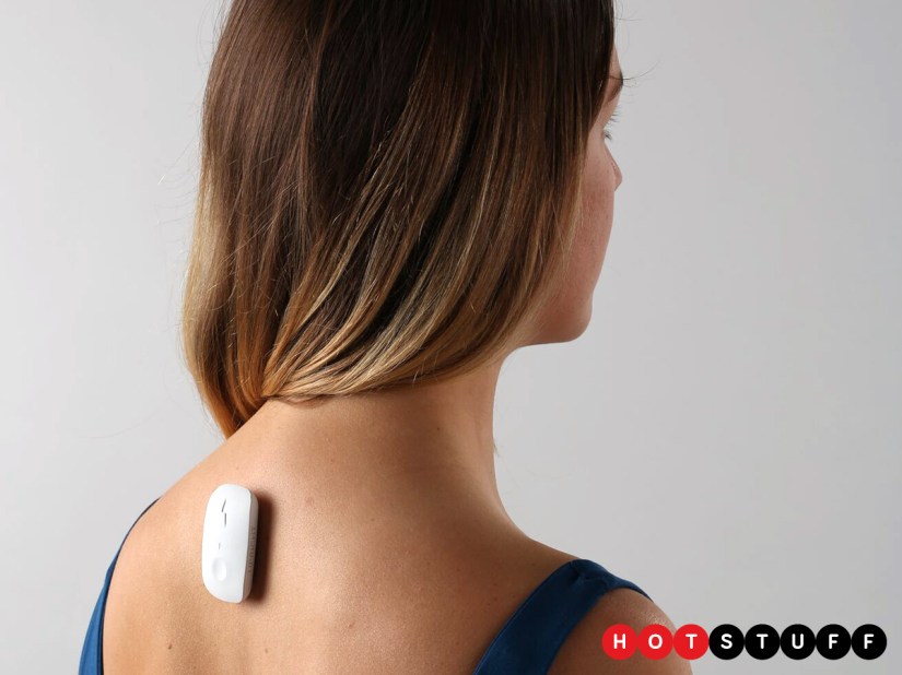 Keep your back straight or good-posture wearable Upright Go will give you a buzz