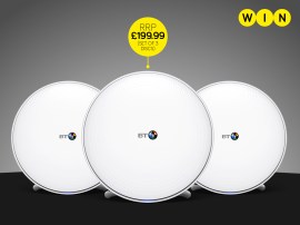 Win 1 of 4 BT Whole Home Wi-Fi Systems worth £199.99