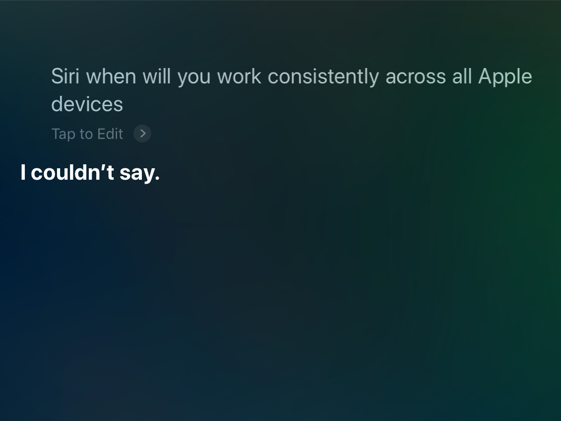 A smarter Siri