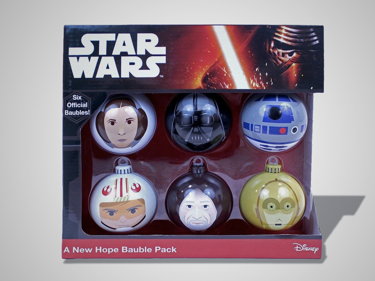 A NEW HOPE BAUBLES (£12)